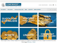 Tablet Screenshot of confinvest.it